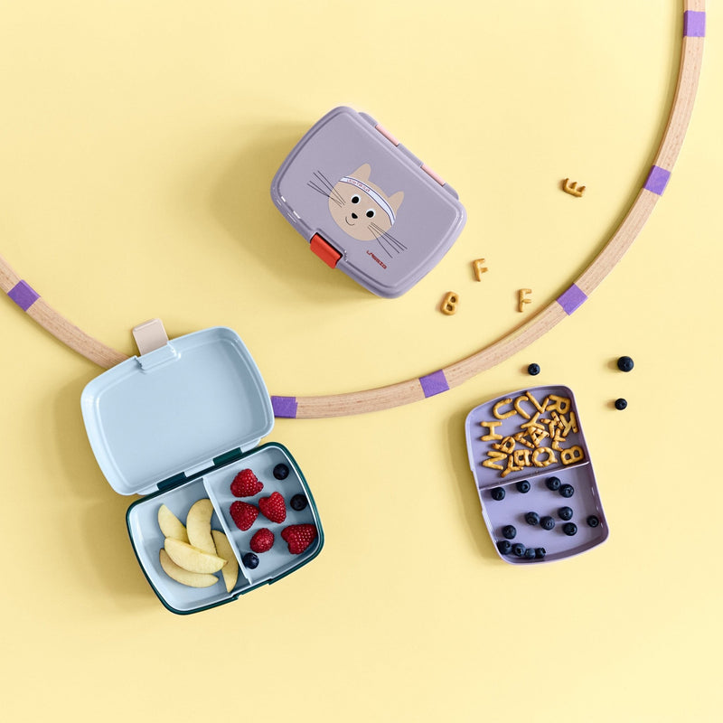 Brooddoos met vakjes - Tiny Team Cat - Lunchboxen en snackdoosjes Lässig - In den Olifant