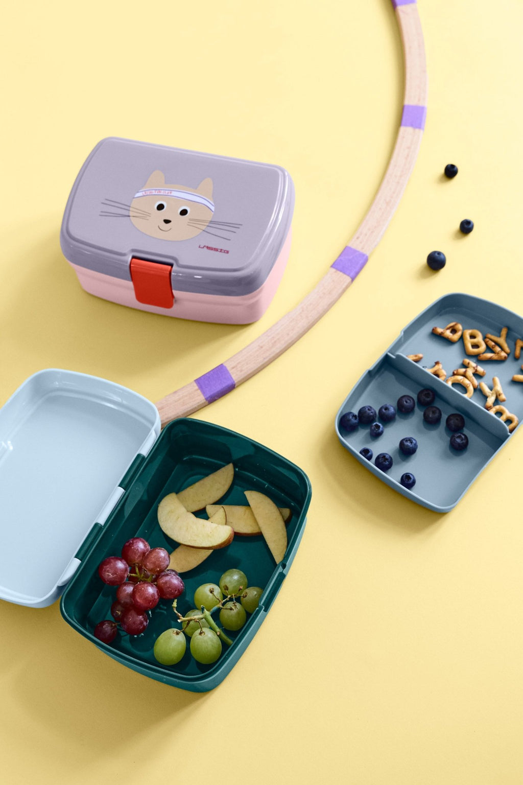 Brooddoos met vakjes - Tiny Team Dog - Lunchboxen en snackdoosjes Lässig - In den Olifant