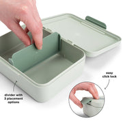 Brooddoos met vakverdeling - Playground Green - Lunchboxen en snackdoosjes Done by Deer - In den Olifant