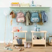 Brooddoos met vakverdeling - Tiny farm Blue - Lunchboxen en snackdoosjes Done by Deer - In den Olifant