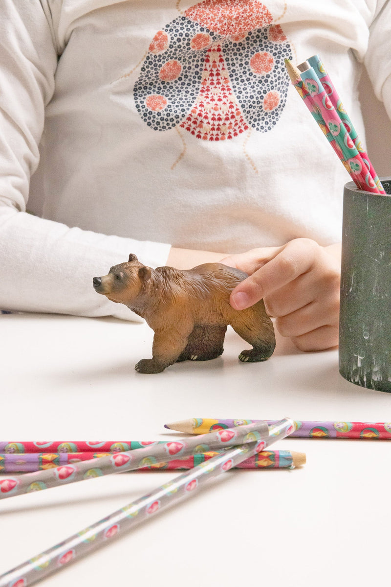 Bruine beer - Speeldieren Papo - In den Olifant