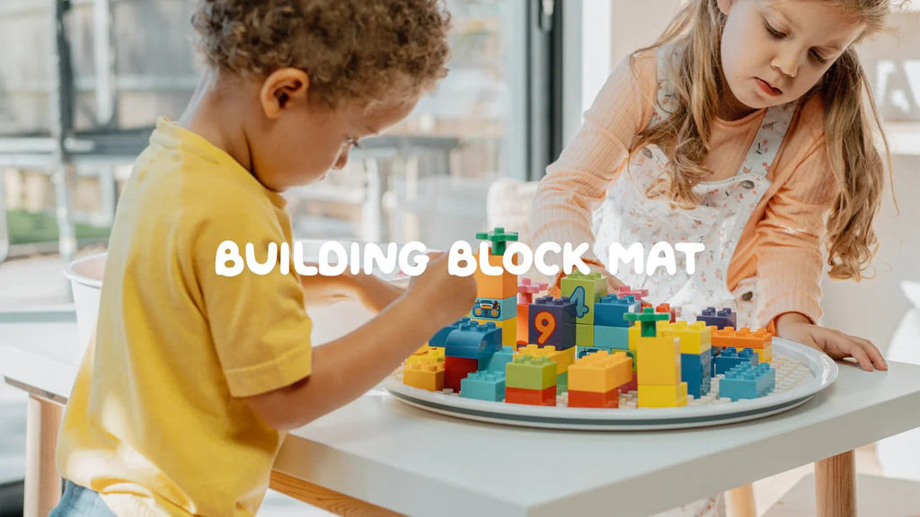 Building Block Mats Smoke Green - Sensorisch speelgoed Inspire My Play - In den Olifant