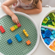 Building Block Mats Smoke Green - Sensorisch speelgoed Inspire My Play - In den Olifant