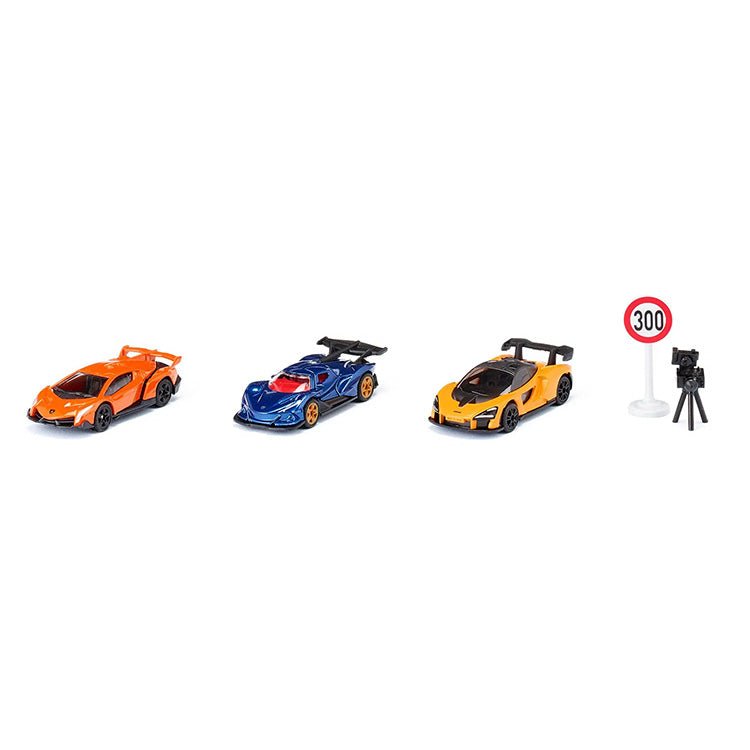 Cadeauset Supercars - set van 5 - Auto's en voertuigen Siku - In den Olifant