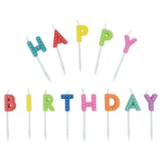 Cake Candles Party Candles Multicolor - set van 13 - Feestkaarsjes Legami - In den Olifant