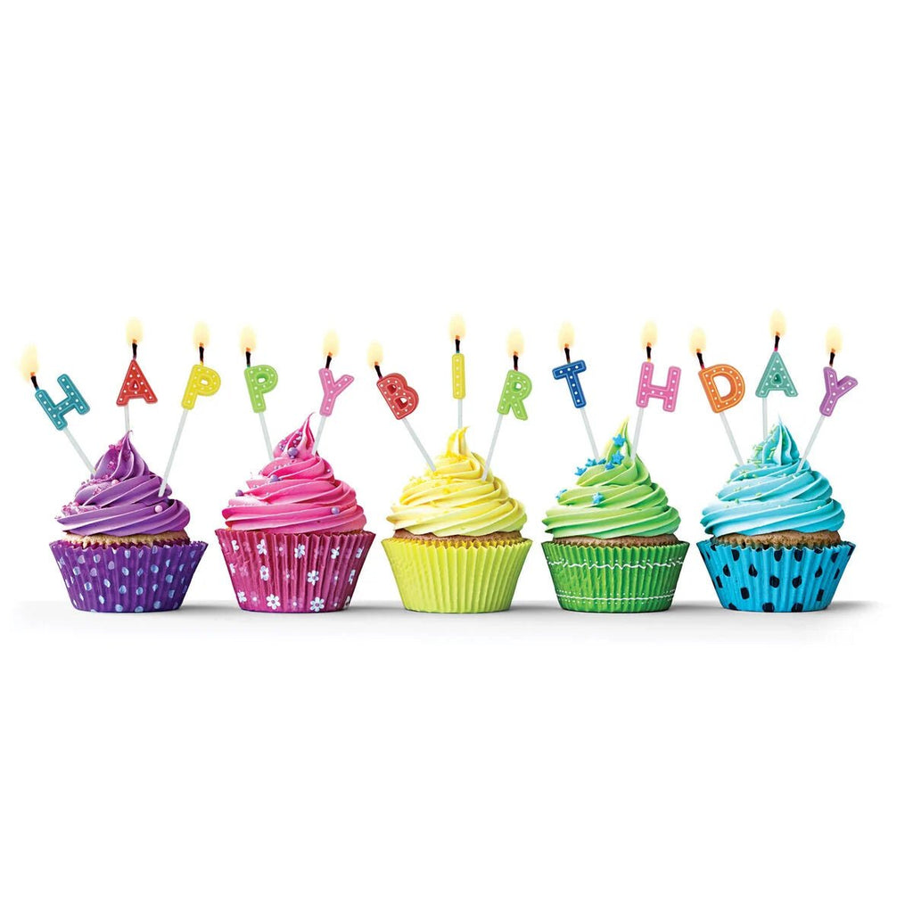 Cake Candles Party Candles Multicolor - set van 13 - Feestkaarsjes Legami - In den Olifant