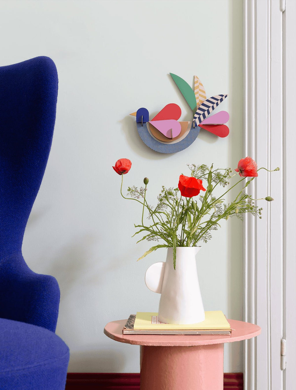 Capsule Collection - Feathery Bird - Muurdecoratie Studio Roof - In den Olifant