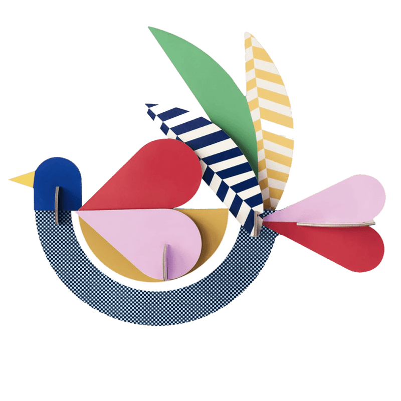 Capsule Collection - Feathery Bird - Muurdecoratie Studio Roof - In den Olifant