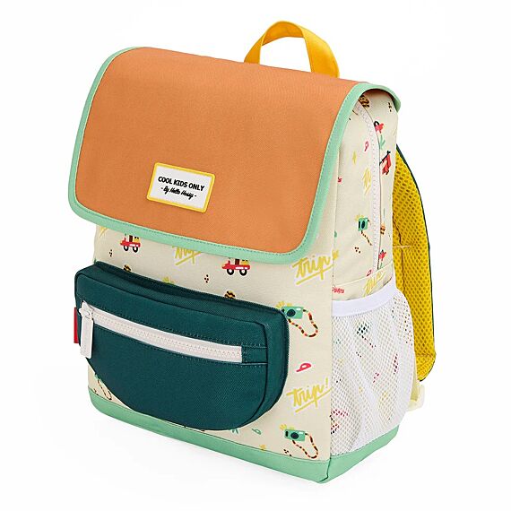 Rugzak Cool Trip Camel Beige Vert - 6+ Jaar