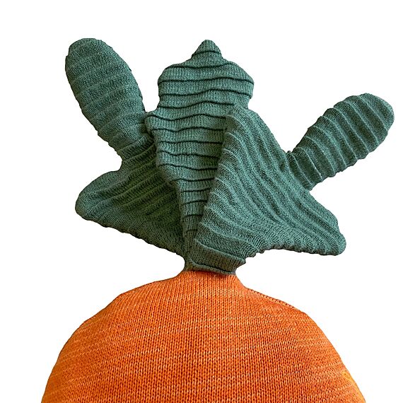 Gebreid Kussen Cathy The Carrot - 25 X 40 Cm