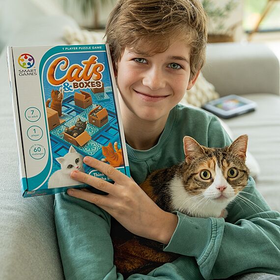 Puzzelspel Cats & Boxes - 60 Opdrachten