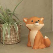 CESAR FOX ORANJE SPAARPOT LARGE | H 14 x Ø 10,5 cm - Spaarpotten AP Junior - In den Olifant