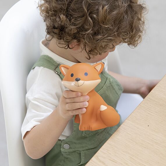 CESAR FOX ORANJE SPAARPOT LARGE | H 14 x Ø 10,5 cm - Spaarpotten AP Junior - In den Olifant