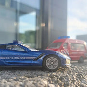 Chevrolet Corvette ZR1 Politie Frankrijk - Speelvoertuigen Siku - In den Olifant