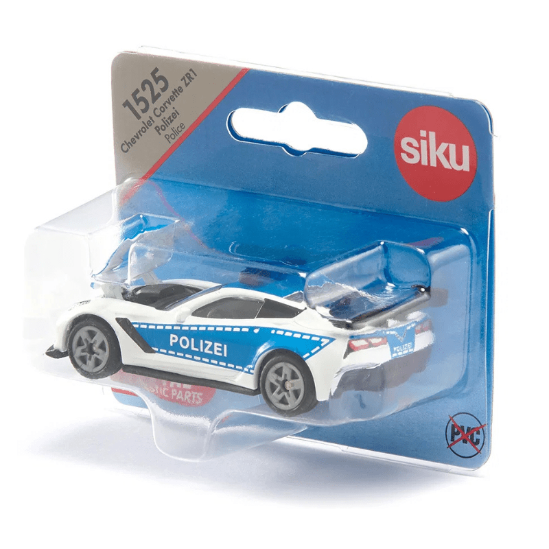 Chevrolet Corvette ZR1 Politie Frankrijk - Speelvoertuigen Siku - In den Olifant