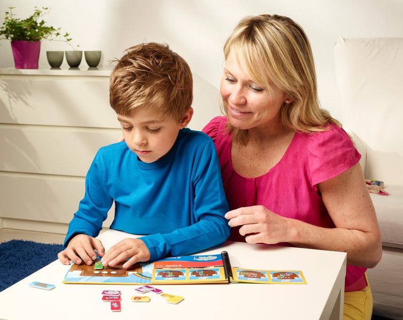 Compact puzzelspel - Noah's Ark - Breinpuzzels en tangram Smart - In den Olifant