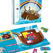 Compact puzzelspel - Noah's Ark - Breinpuzzels en tangram Smart - In den Olifant