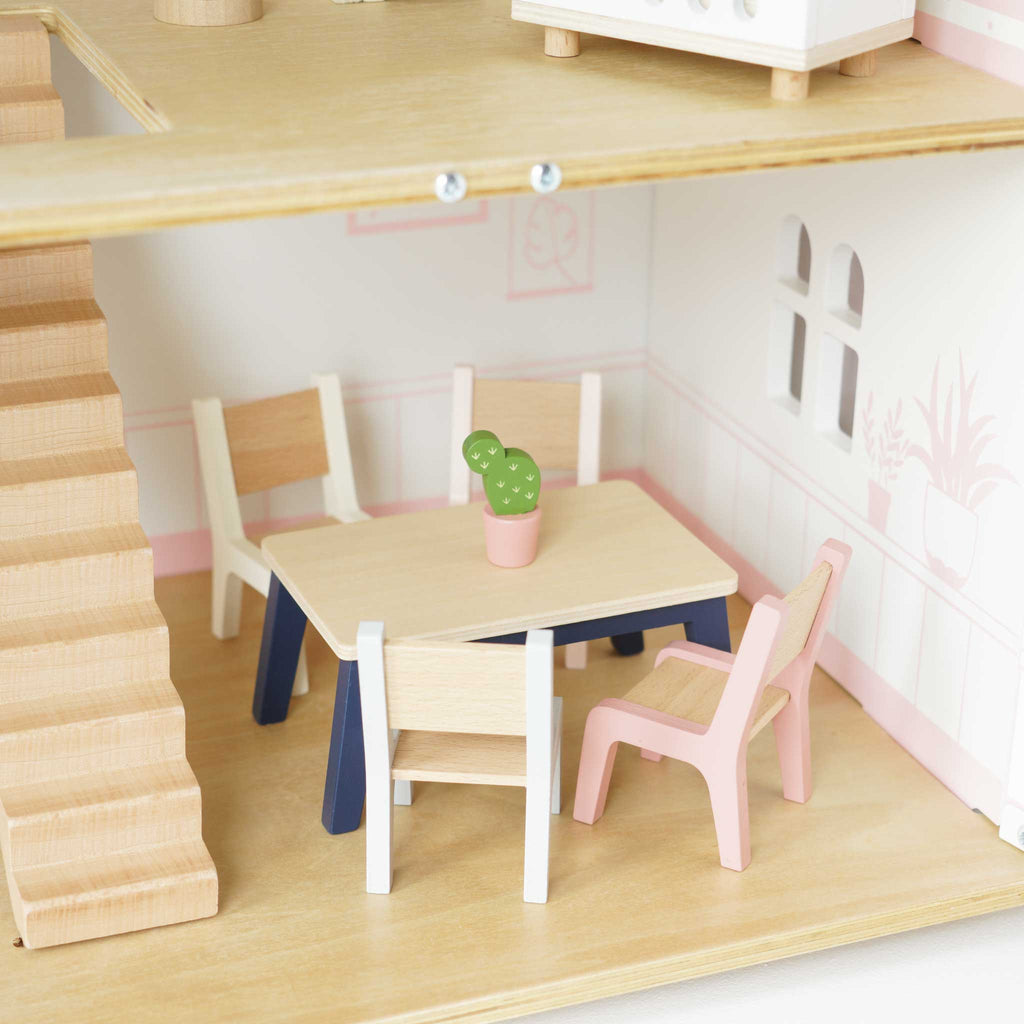 Complete houten meubelset voor het poppenhuis - Poppenhuismeubels en accessoires Le Toy Van - In den Olifant