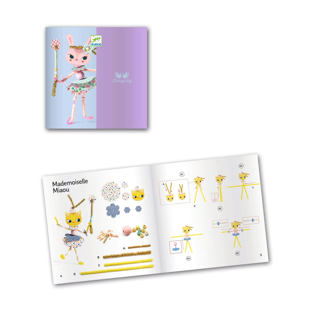 Complete knutselset - Mijn Feeën van Chenille - Knutselsets Djeco - In den Olifant