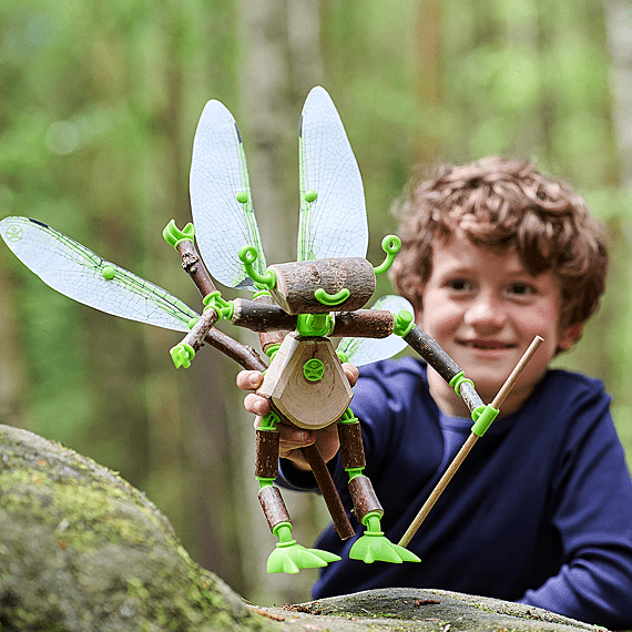 Connectors Constructieset Boshelden - Terra Kids - Natuurspeelgoed Haba - In den Olifant