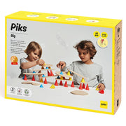 Constructiespeelgoed Piks Big - set van 64 - Open ended speelgoed Oppi - In den Olifant