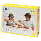 Constructiespeelgoed Piks Big - set van 64 - Open ended speelgoed Oppi - In den Olifant