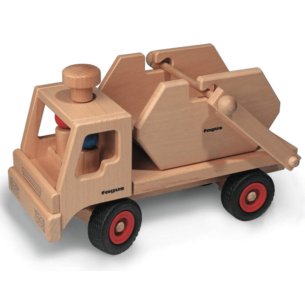 Container vrachtwagen - 32 cm - Auto's en voertuigen Fagus - In den Olifant