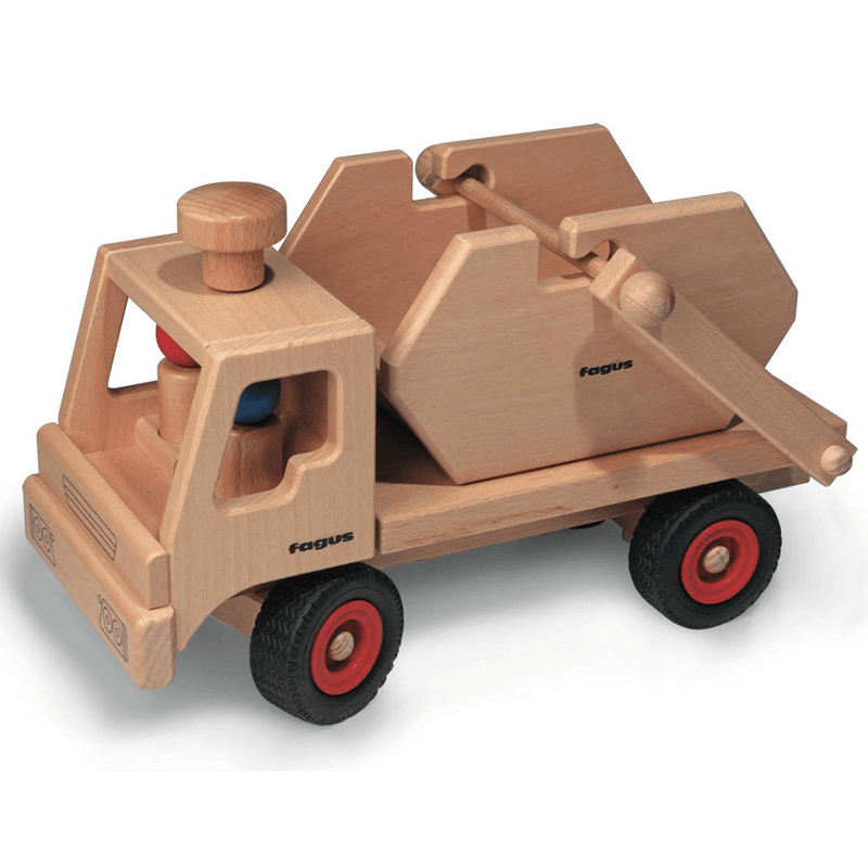 Container vrachtwagen - 32 cm - Auto's en voertuigen Fagus - In den Olifant
