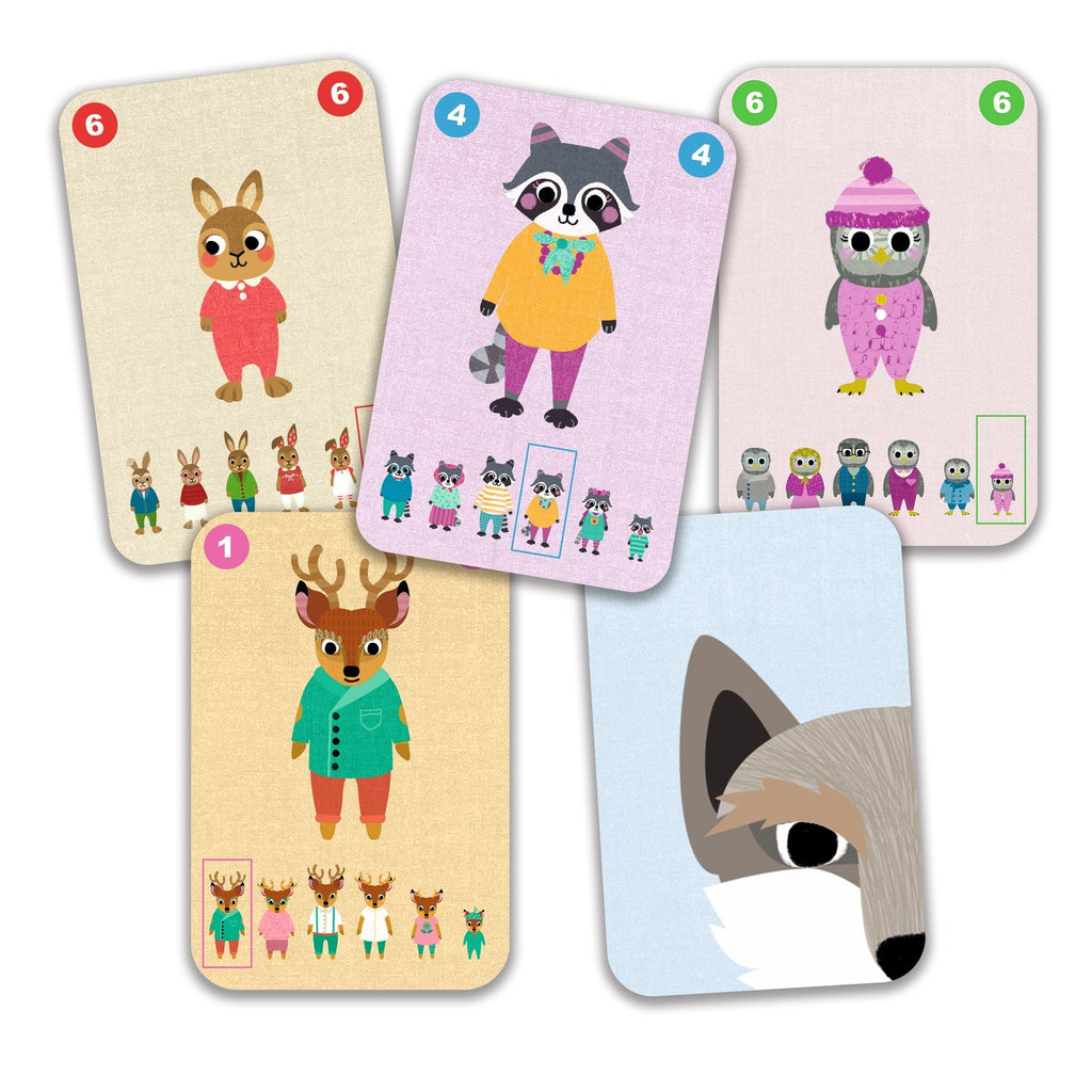 Coöperatief kaartspel - Familou - Kaartspellen Djeco - In den Olifant