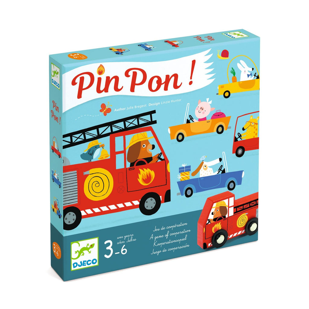 Coöperatief spel - PinPon ! - Coöperatieve gezelschapsspellen Djeco - In den Olifant