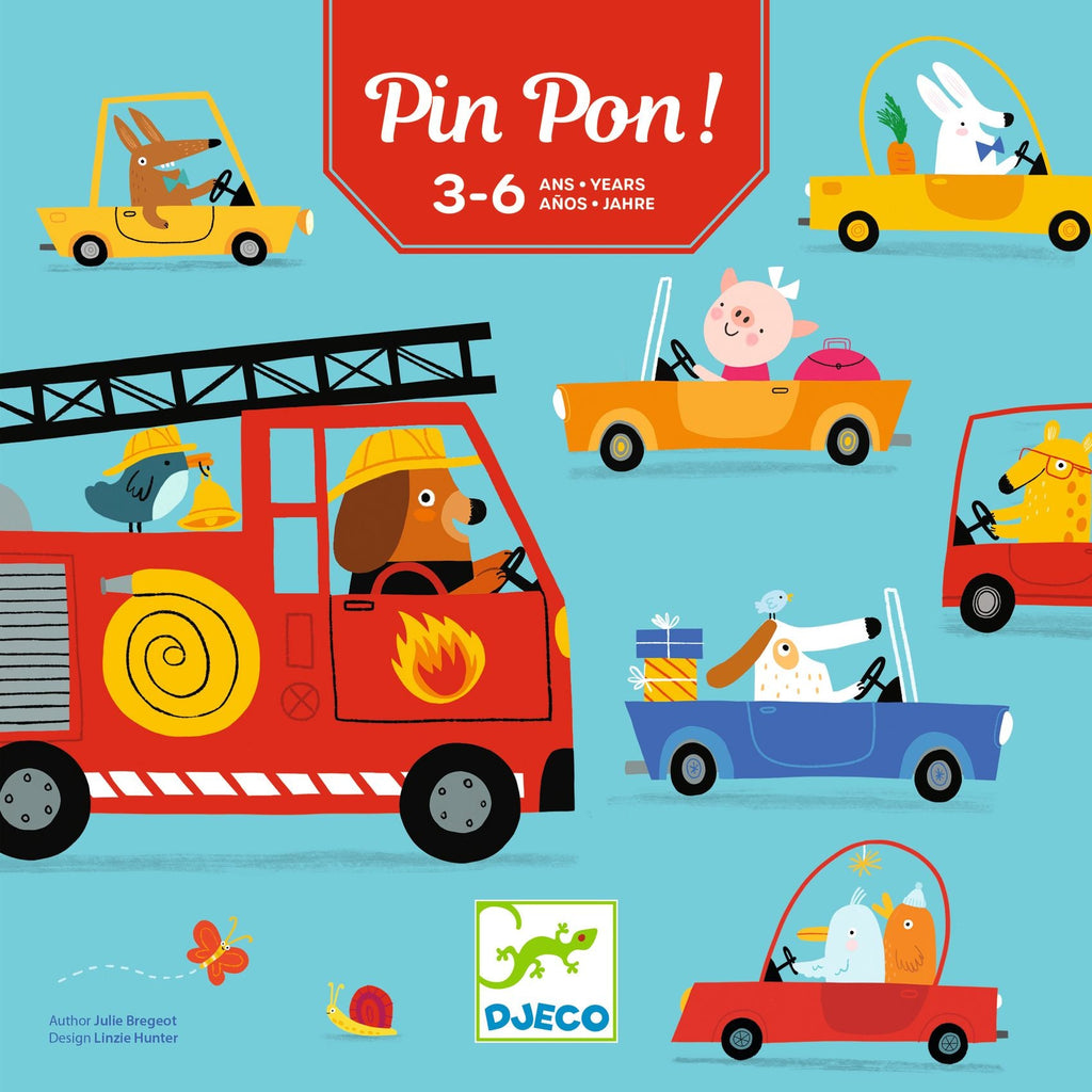 Coöperatief spel - PinPon ! - Coöperatieve gezelschapsspellen Djeco - In den Olifant