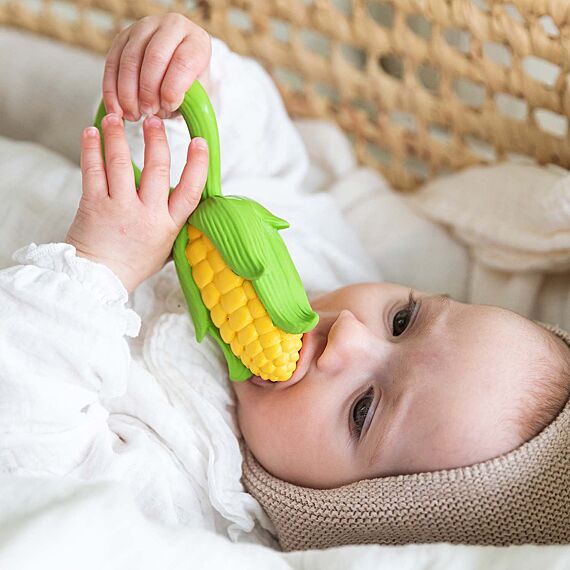 Rammelaar En Bijtspeeltje | Corn Rattle Toy