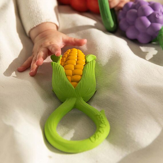 Rammelaar En Bijtspeeltje | Corn Rattle Toy