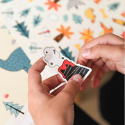 Creatieve Poster + 150 Stickers Dino | 3 - 10 Jaar - Stickers en stickersets Poppik - In den Olifant