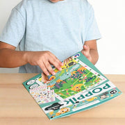 Creatieve Poster + 150 Stickers Jungle | 3 - 10 Jaar - Stickers en stickersets Poppik - In den Olifant