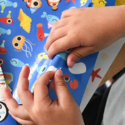 Creatieve Poster + 150 Stickers Sea | 3 - 10 Jaar - Stickers en stickersets Poppik - In den Olifant