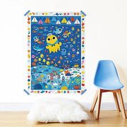 Creatieve Poster + 150 Stickers Sea | 3 - 10 Jaar - Stickers en stickersets Poppik - In den Olifant