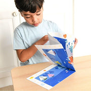 Creatieve Poster + 150 Stickers Sea | 3 - 10 Jaar - Stickers en stickersets Poppik - In den Olifant