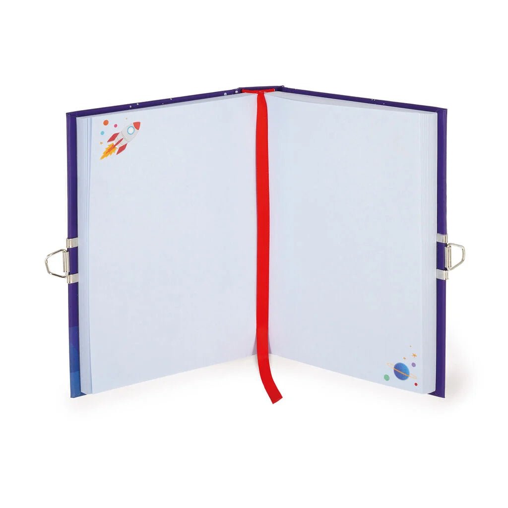 Dagboek met slotje My Secret Diary - Space - Vrienden- en dagboeken Legami - In den Olifant