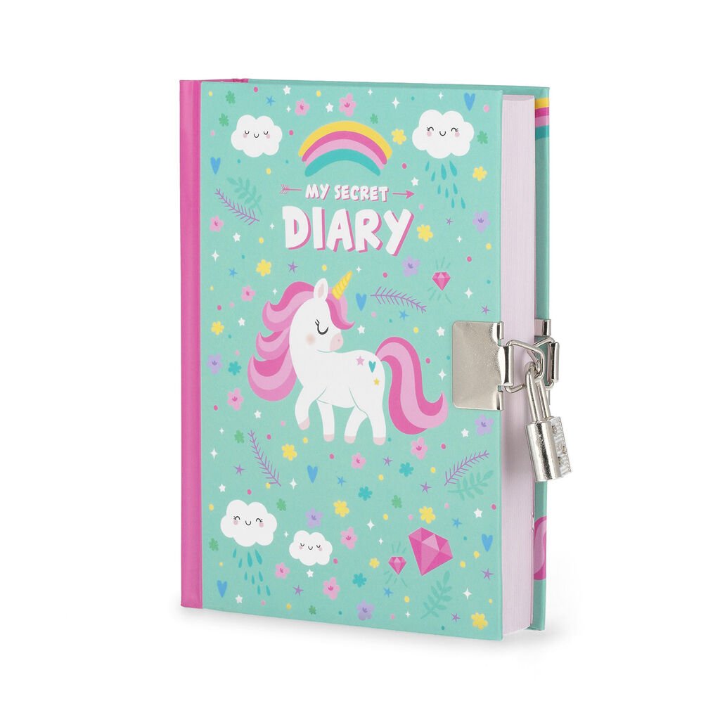 Dagboek met slotje My Secret Diary - Unicorn - Vrienden- en dagboeken Legami - In den Olifant