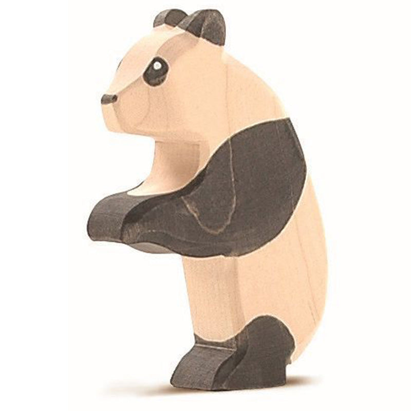 Houten speelfiguur - Panda dansend