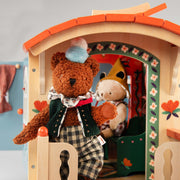 De woonwagen Les Minouchkas - Poppenhuismeubels en accessoires Moulin Roty - In den Olifant