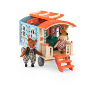 De woonwagen Les Minouchkas - Poppenhuismeubels en accessoires Moulin Roty - In den Olifant