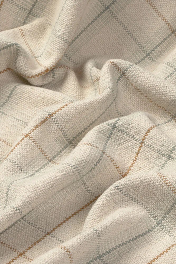 Deken Handloom Plaid Tartan Blue Sage - 140 x 200 cm - Dekens en plaids Lorena Canals - In den Olifant