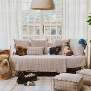 Deken Handloom Plaid Tartan Blue Sage - 140 x 200 cm - Dekens en plaids Lorena Canals - In den Olifant