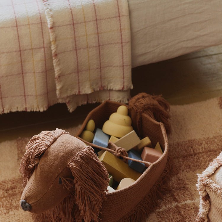 Deken Handloom Plaid Tartan Rose - 140 x 200 cm - Dekens en plaids Lorena Canals - In den Olifant