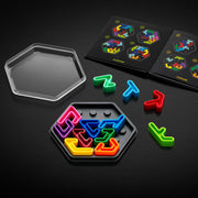 Denkspel IQ Deluxe - Hexa - Breinpuzzels en tangram Smart - In den Olifant