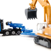 Dieplader met graafmachine 1:87 - Onaf Siku - In den Olifant