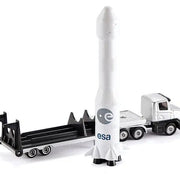 Dieplader met raket - Auto's en voertuigen Siku - In den Olifant