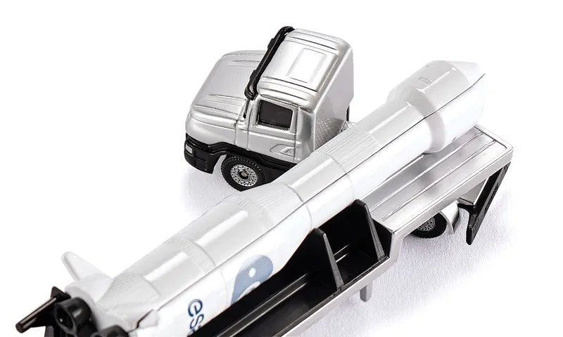 Dieplader met raket - Auto's en voertuigen Siku - In den Olifant